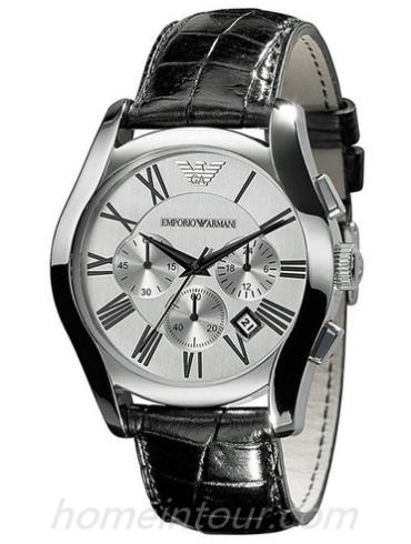 阿玛尼AR0669男表时尚男表系列-黑色表带/表径&#8211;