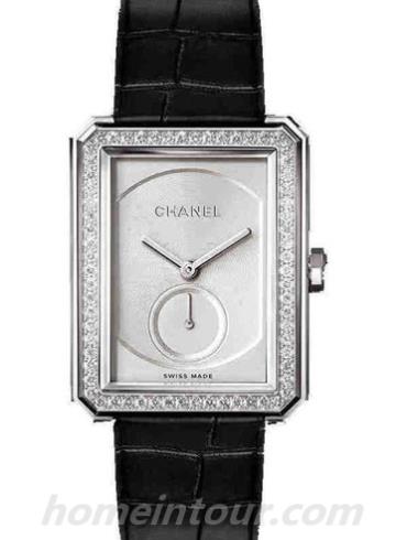 香奈儿H4472女表BOY·FRIEND系列-黑色表带/表径28.60 x 37毫米mm