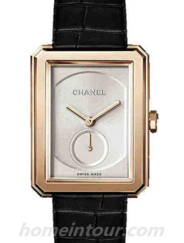 香奈儿H4315女表BOY·FRIEND系列-黑色表带/表径28.60 x 37毫米mm