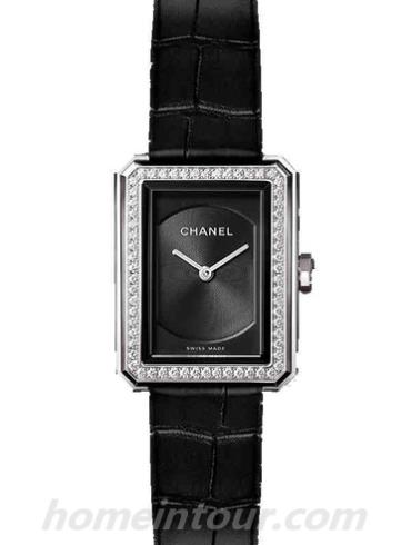 香奈儿H4883女表BOY·FRIEND系列-黑色表带/表径21.50 x 27.90毫米mm