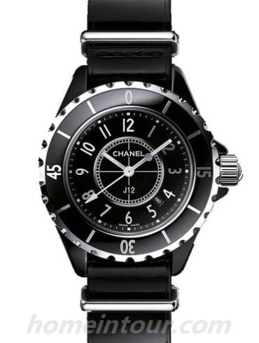 香奈儿H4657男表J12系列-黑色表带/表径33mm