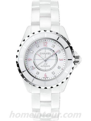 香奈儿H4864情侣表J12系列-白色表带/表径38mm