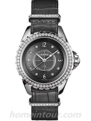 香奈儿H4188男表J12系列-黑色表带/表径38mm