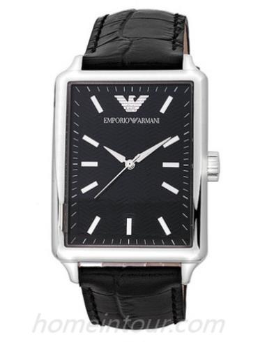 阿玛尼AR0405男表时尚男表系列-黑色表带/表径&#8211;