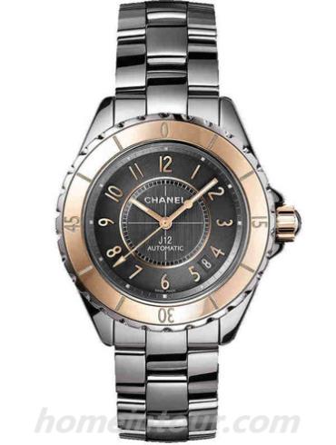 香奈儿H4185男表J12系列-灰色表带/表径38mm