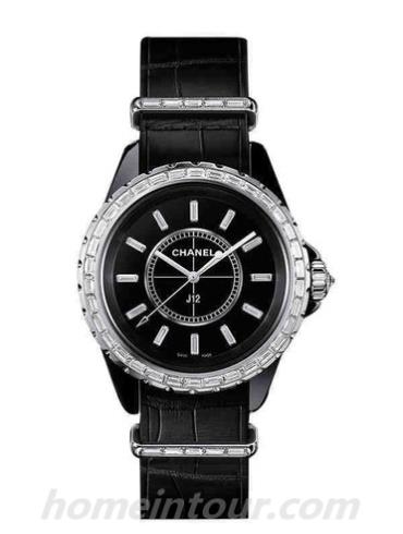 香奈儿H4191情侣表J12系列-黑色表带/表径33mm