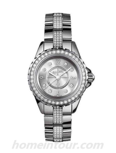 香奈儿H3403女表J12系列-灰色表带/表径29mm