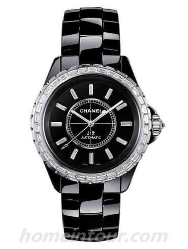 香奈儿H3384情侣表J12系列-黑色表带/表径38mm