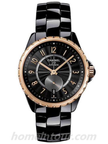 香奈儿H3838男表J12系列-黑色表带/表径36.5mm