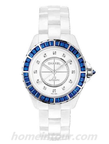 香奈儿H3421情侣表J12系列-白色表带/表径38mm