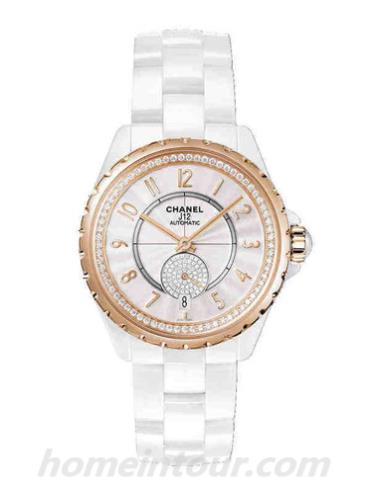 香奈儿H3843情侣表J12系列-白色表带/表径36.5mm