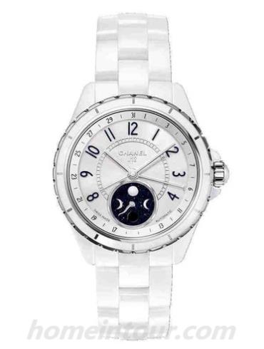 香奈儿H3404情侣表J12系列-白色表带/表径38毫米mm