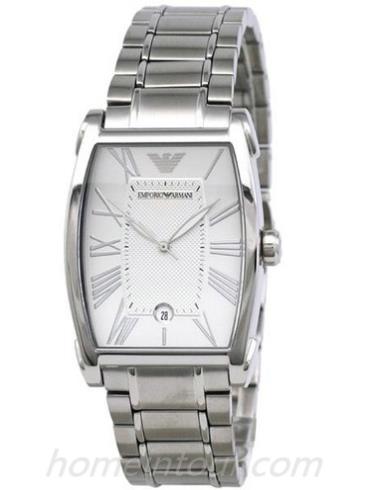 阿玛尼AR0926男表时尚男表系列-银色表带/表径&#8211;