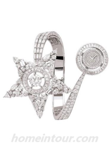 香奈儿J4765女表高级珠宝腕表系列-银色表带/表径—mm