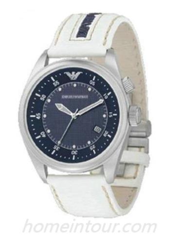 阿玛尼AR0518男表时尚男表系列-白色表带/表径&#8211;