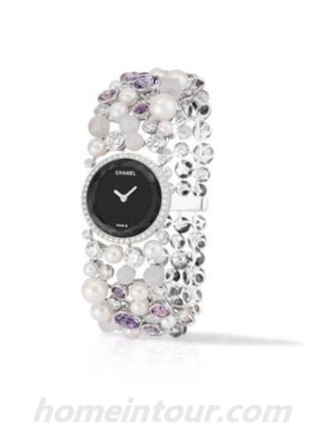 香奈儿J4504女表高级珠宝腕表系列-白色表带/表径—mm