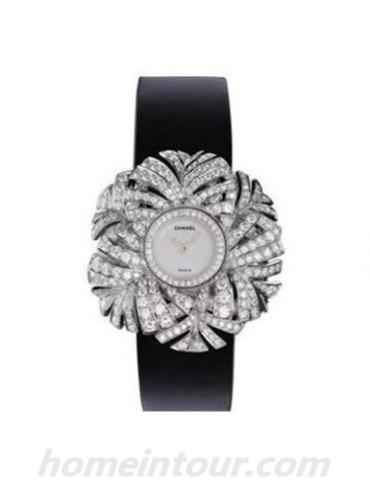 香奈儿J3545女表高级珠宝腕表系列-黑色表带/表径—mm