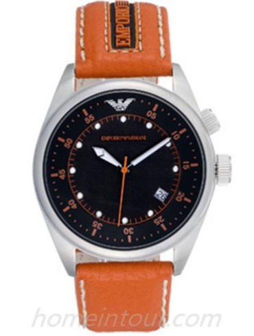 阿玛尼AR0517男表时尚男表系列-橙色表带/表径&#8211;