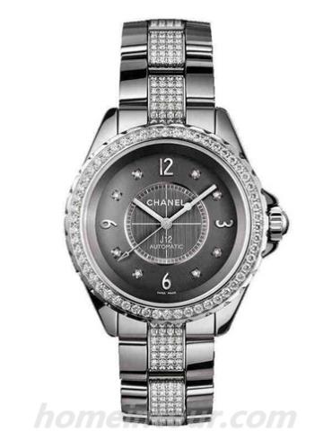 香奈儿H3106中性表J12系列-灰色表带/表径38mm