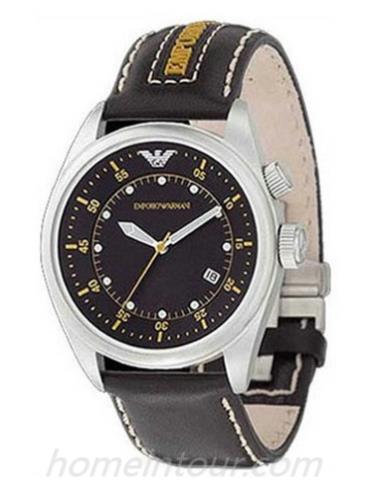 阿玛尼AR0516男表时尚男表系列-棕色表带/表径&#8211;