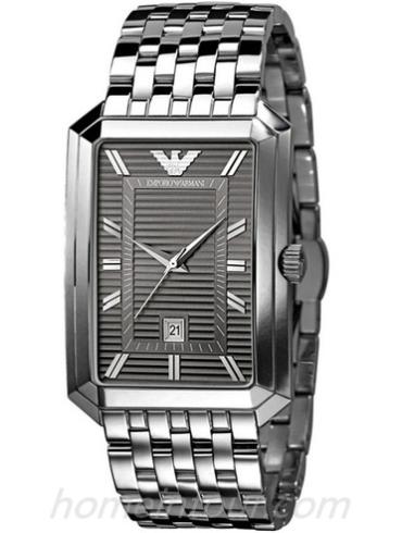 阿玛尼AR0458男表时尚男表系列-银色表带/表径&#8211;