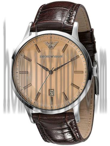 阿玛尼AR2427男表时尚男表系列-棕色表带/表径&#8211;