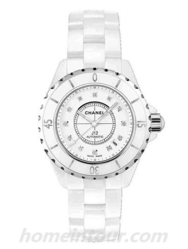 香奈儿H1629中性表J12系列-白色表带/表径38mm