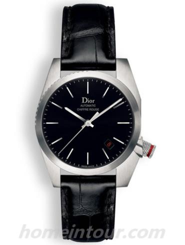 迪奥CD084510A003_0000女表CHIFFRE ROUGE系列-黑色表带/表径36mm