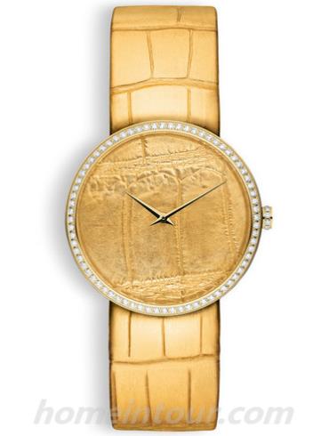 迪奥CD043155A001_0000女表LA D DE DIOR系列-黄色表带/表径38mm