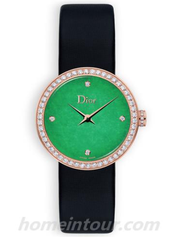 迪奥CD047170A011_0000女表LA D DE DIOR系列-黑色表带/表径25mm