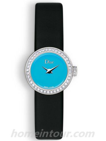 迪奥CD040160A004_0000女表-黑色表带/表径19mm