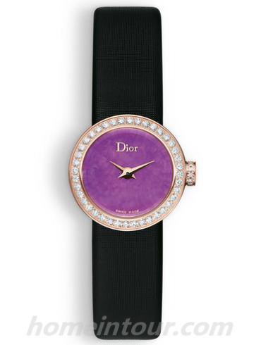 迪奥CD040172A003_0000女表LA D DE DIOR系列-黑色表带/表径19mm