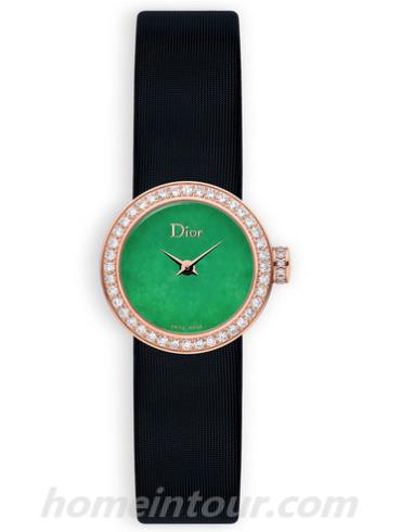 迪奥CD040170A003_0000女表LA D DE DIOR系列-黑色表带/表径19mm