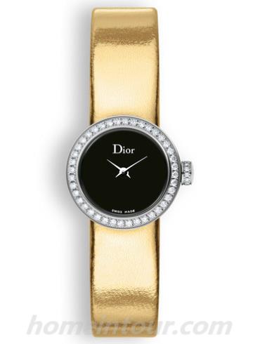 迪奥CD040110A013_0000女表LA D DE DIOR系列-金色表带/表径19mm