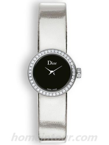 迪奥CD040110A014_0000女表LA D DE DIOR系列-银色表带/表径19mm