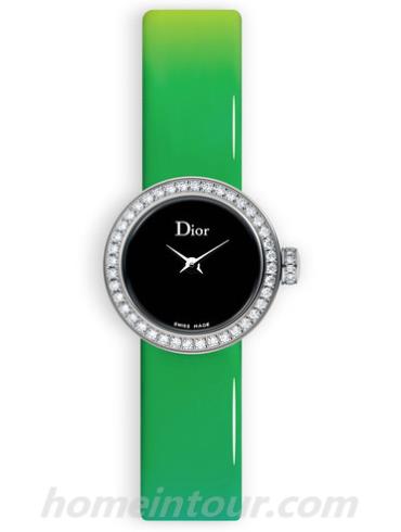 迪奥CD040110A017_0000女表LA D DE DIOR系列-黄色/绿色/蓝色/渐变表带/表径19mm