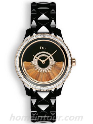 迪奥CD124BH2C001_0000女表DIOR VIII GRAND BAL系列-黑色表带/表径38mm