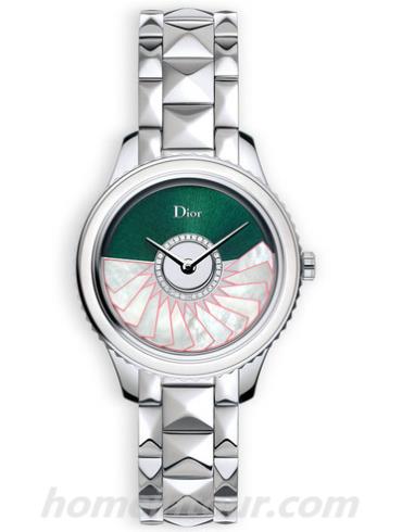 迪奥CD153B11M002_0000女表DIOR VIII GRAND BAL系列-银色表带/表径36mm