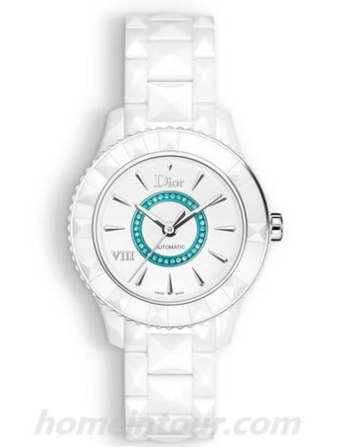 迪奥CD1245EEC001_0000女表DIOR VIII系列-白色表带/表径38mm