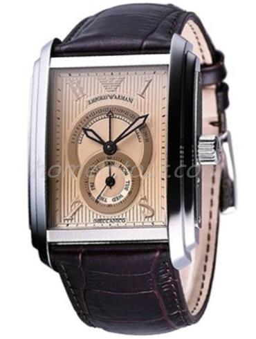 阿玛尼AR4210男表时尚男表系列-棕色表带/表径&#8211;