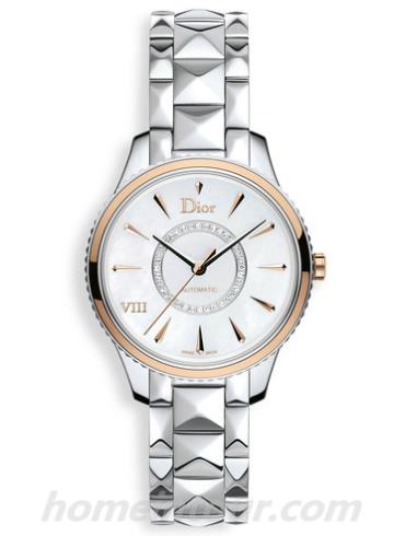 迪奥CD1535I0M001_0000女表DIOR VIII MONTAIGNE系列-银色表带/表径36mm