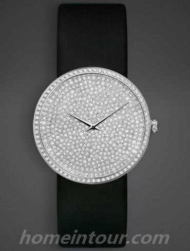 迪奥CD043964A001_0000女表LA D DE DIOR系列-黑色表带/表径38mm
