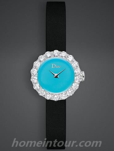 迪奥CD040164A002_0000女表LA D DE DIOR系列-黑色表带/表径21mm