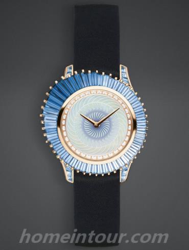 迪奥CD132170A001_0000女表DIOR GRAND SOIR-黑色表带/表径28mm