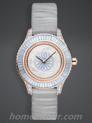 迪奥CD13357ZA001_0000女表DIOR GRAND SOIR-灰色表带/表径33mm