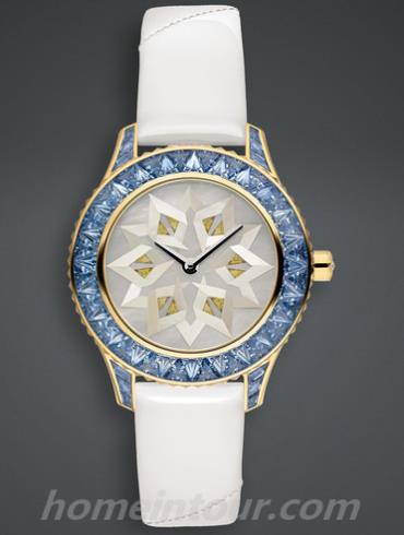 迪奥CD13355ZA003_0000女表DIOR GRAND SOIR-白色表带/表径33mm