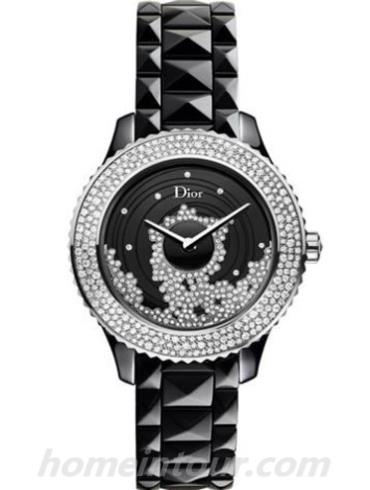 迪奥CD124BE2C001女表-黑色表带/表径38mm