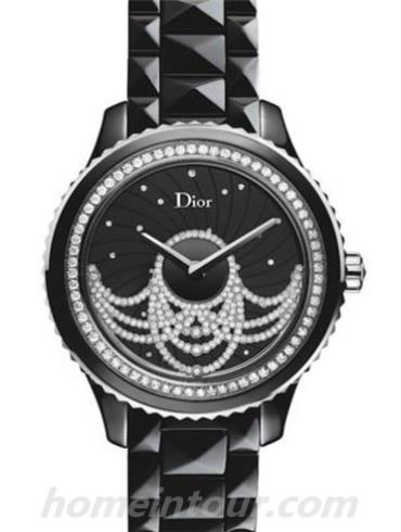 迪奥CD124BE1C001女表-黑色表带/表径38mm