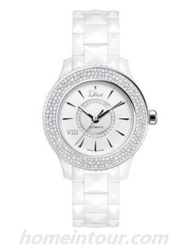 迪奥CD1245E5C001女表-白色表带/表径33mm