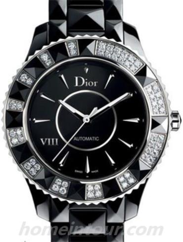 迪奥CD1235E0C001女表-黑色表带/表径33mm
